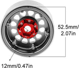 IRonManRc Aluminum 1.9 Beadlock Wheels Rims for 1/10 RC Crawler TRX4 SCX10 ETC