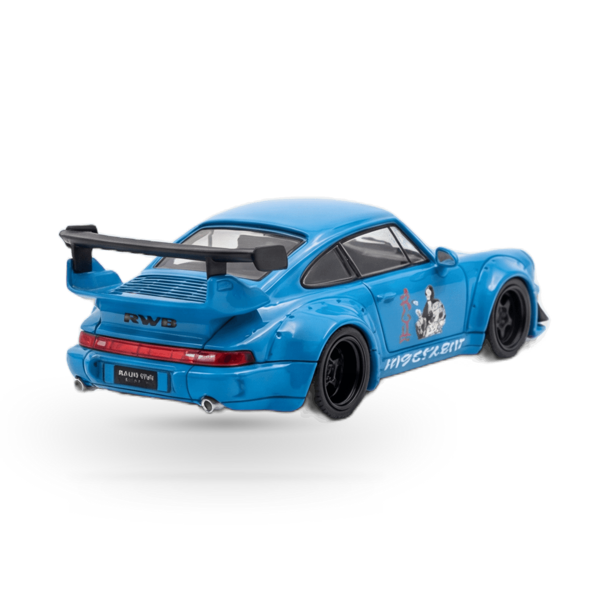 Mini Station Porsche 911 964 RWB HIDEYOSHI blue 1:64