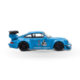 Mini Station Porsche 911 964 RWB HIDEYOSHI blue 1:64