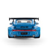 Mini Station Porsche 911 964 RWB HIDEYOSHI blue 1:64