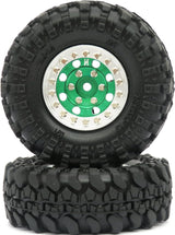 IRONMANRC 1/24 BEADLOCK 1.0 RIMS & TIRES TRX4M & SCX24