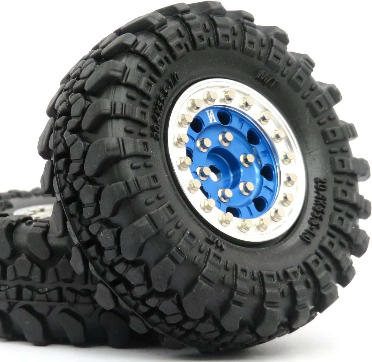 IRONMANRC 1/24 BEADLOCK 1.0 RIMS & TIRES TRX4M & SCX24