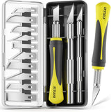 IHN 16-Piece 3-Piece Hobby Knife with 10-Piece Exacto Knife Blades