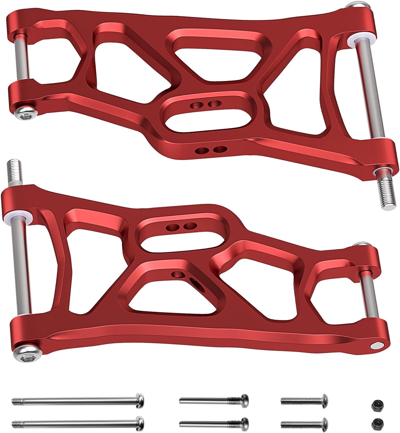 IRonManRc RED Front Aluminum Suspension A-Arms Set 1/10 Slash 2WD