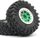 IRONMANRC 1/24 BEADLOCK 1.0 RIMS & TIRES TRX4M & SCX24