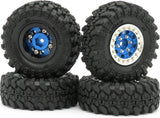 IRONMANRC 1/24 BEADLOCK 1.0 RIMS & TIRES TRX4M & SCX24