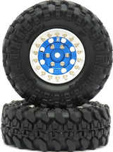 IRONMANRC 1/24 BEADLOCK 1.0 RIMS & TIRES TRX4M & SCX24