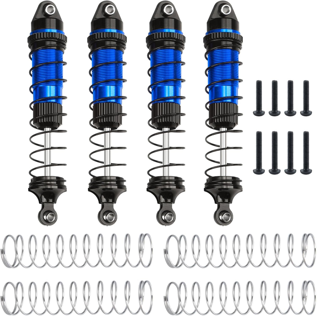 IRonManRc  Losi Mini LMT Aluminum Shocks (4) Blue , Black OR Red