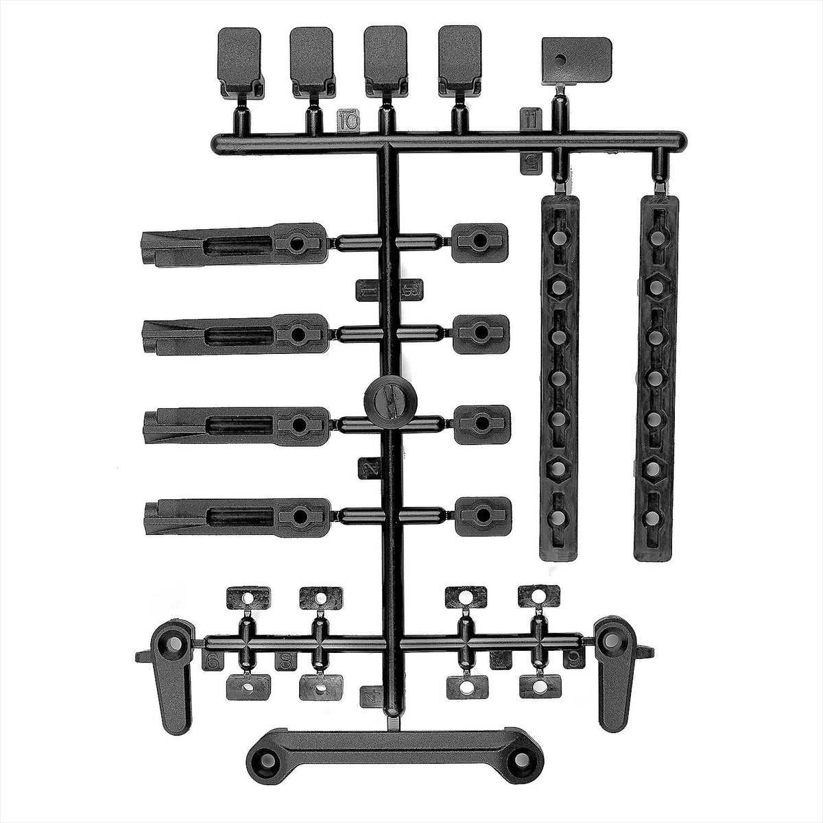 Team Associated ASC72231 DC10 Battery Mount Set
