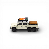 GCD Land Rover Defender 6x6 Off-White Camping Modified 1:64