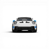 TPC Porsche 911 GT3 RS White Blue Wheels 1:64