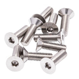 1up Racing Pro Duty Titanium Screws - Flat Head