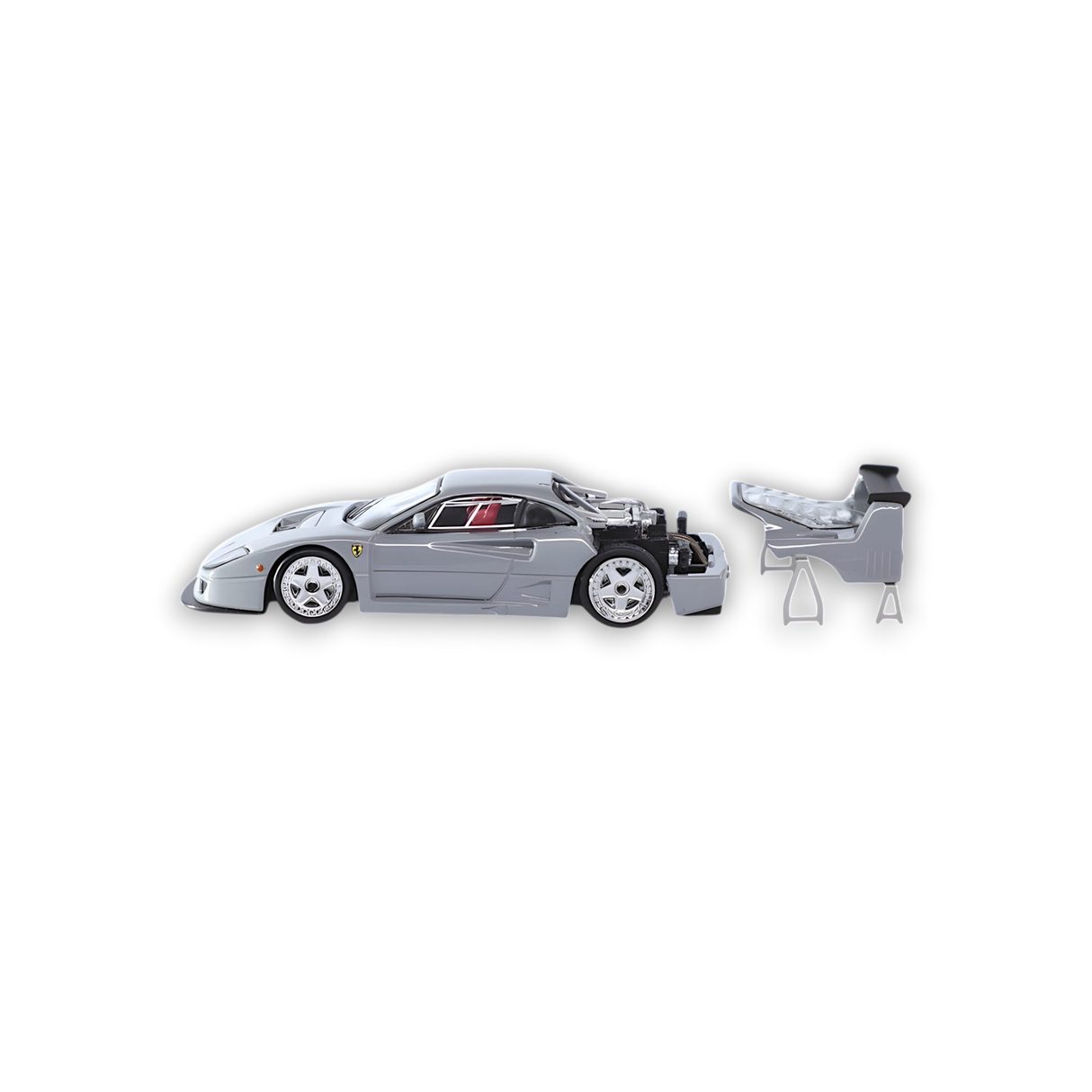 Stance Hunters Ferrari F40 LM Chalk Grey 1:64