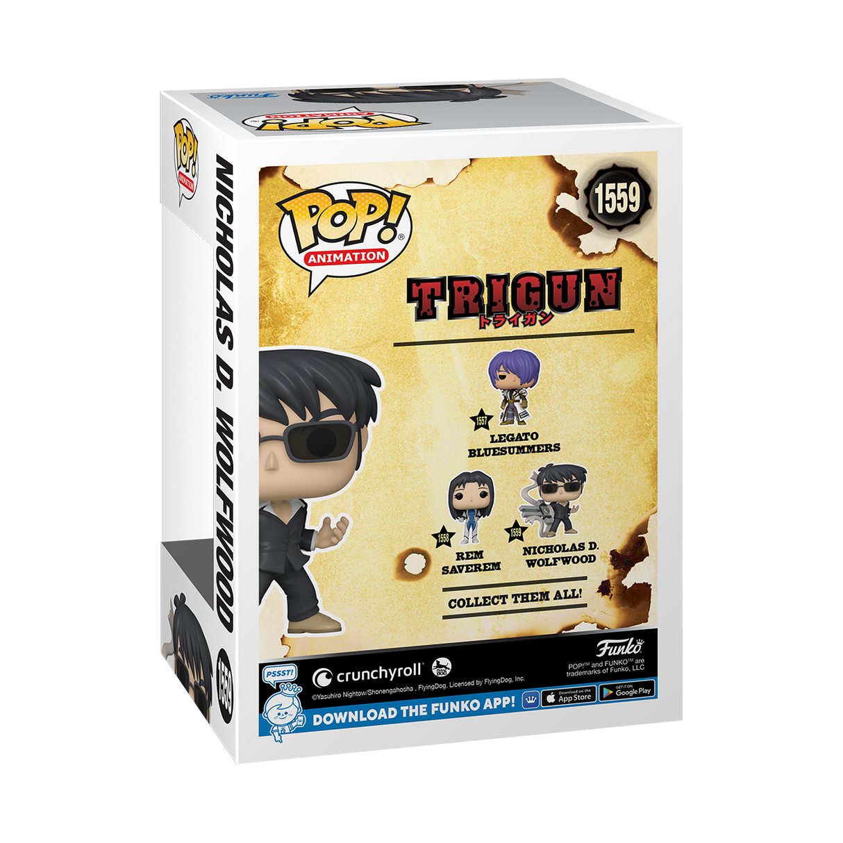 POP! Animation: Trigun- NW w/Punisher