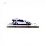 404ERROR Porsche Taycan White with Roof Box 1:64