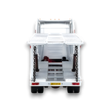 Flame Scania Car Carrier Transport Truck Red White 1:64 - Limited to 299 Pcs