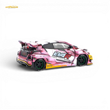 PopRace Toyota GR YARIS Pink EVA RT Production Model 1:64