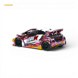 PopRace Toyota GR YARIS Pink EVA RT Production Model 1:64