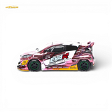 PopRace Toyota GR YARIS Pink EVA RT Production Model 1:64