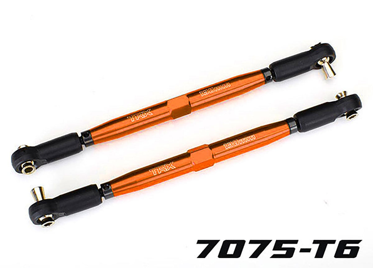 Traxxas 7748-ORNG TUBES 157 mm Orange Aluminum Toe Links (2)