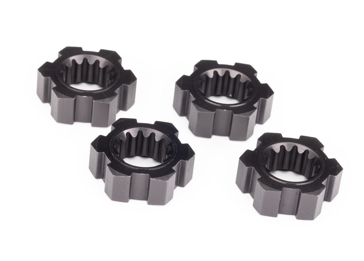 TRAXXAS 7756  WHEEL HUB X-MAXX ALUMINUM GRAY