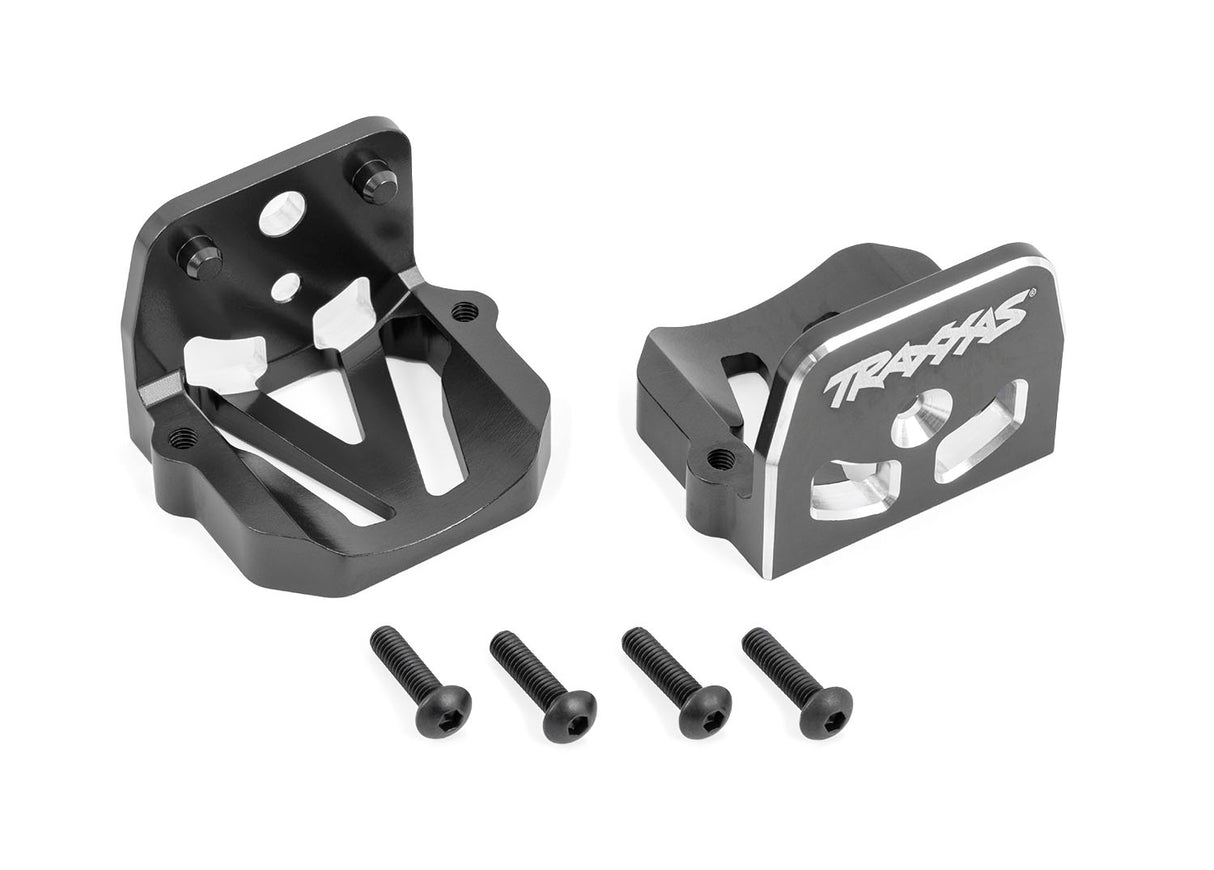 TRAXXAS 7760-GRAY MOTOR MOUNT ALUM GRAY (F&R)