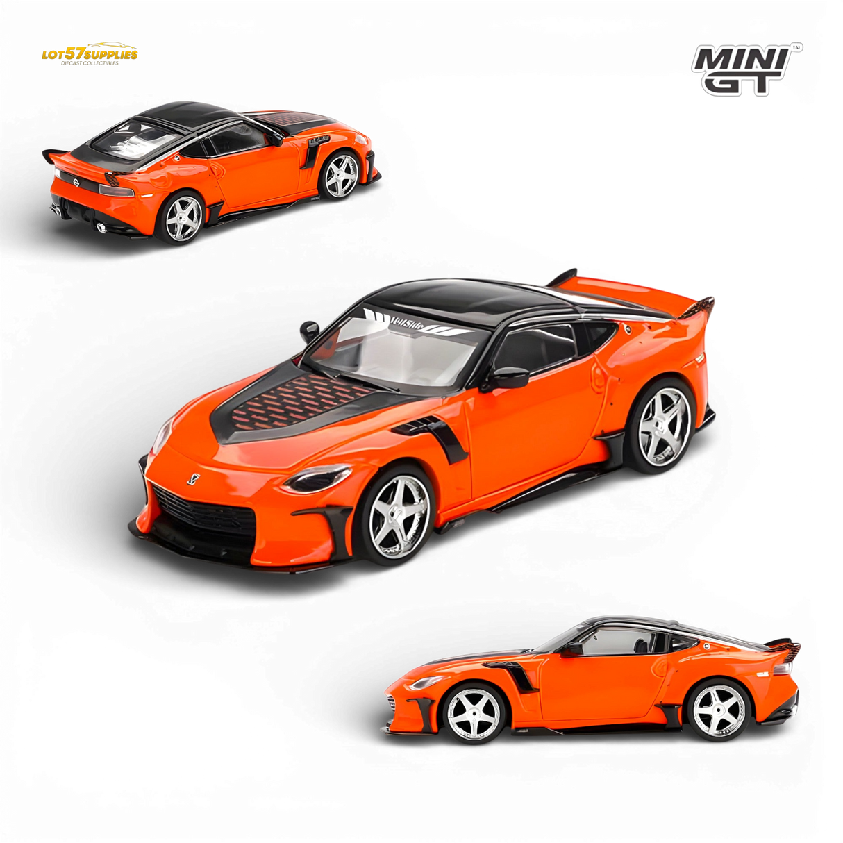 Mini-GT Nissan Z VeilSide FFZ400 Orange 1:64