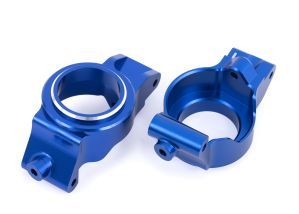 Traxxas 7832-BLUE CASTER BLOCKS ALUM BLUE