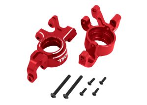 TRAXXAS 7836-RED STEERING BLOCKS ALUM RED