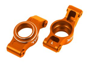 TRAXXAS 7852-ORNG STUB AXLE CARRIERS ALUM ORANGE L/R