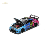 Demon King Auto GT-R R35 LBWK Monster Livery 1:64