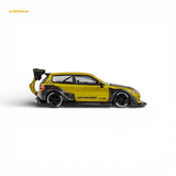 DCM Kevmannz Civic EG Ver.1 Gold Carbon Fiber Long Tail 1:64