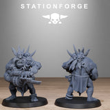 3D Printed Orkaz Tribal Infantry by StationForge Miniatures