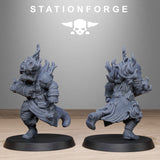 3D Printed GrimGuard Objective Markers by Stationforge Miniatures