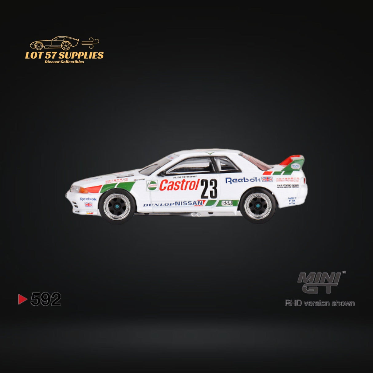 Mini GT Nissan Skyline GT-R R32 Gr. A #23 1:64