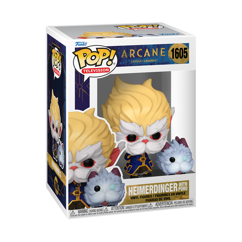 (PRE-ORDER) POP! TV: Arcane LoL S1- Heimerdinger w/Poro