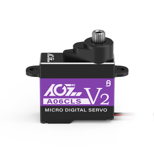 AGFRC A06CLS V2 Aluminum Case 20T High Precision 3KG 0.052Sec MG 7g Micro Digital Servo for Mini Z