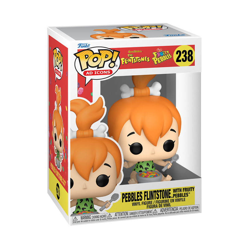 (PRE-ORDER) POP! Ad Icons: Pebbles w/ Cereal