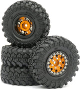 IRONMANRC 1/24 BEADLOCK 1.0 RIMS & TIRES TRX4M & SCX24