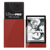 PRO-Gloss Standard Deck Protector Sleeves (Red)