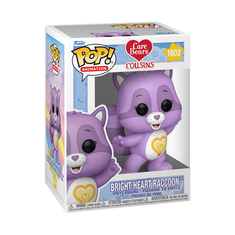 (PRE-ORDER) POP! Animation: Care Bear Cousins - Bright Heart Raccoon