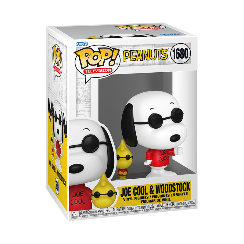 (PRE-ORDER) POP! & Buddy: Peanuts S7- Joe Cool w/Wdstk