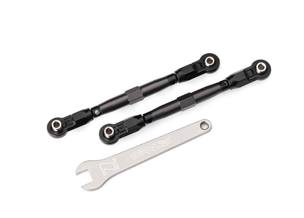 Traxxas 8948-GRAY TUBES 88mm Gray Aluminum Toe Links (2) MAXX / slash