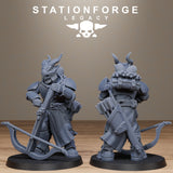 3D Printed Solaris Dragon Squad by StationForge Miniatures