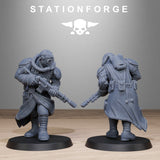 3D Printed Grimguard Radioactive Mutants by StationForge Miniatures
