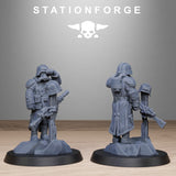 3D Printed GrimGuard Objective Markers by Stationforge Miniatures