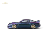 MicroTurbo Nissan 180SX Spirit Rei Purple Chameleon 1:64