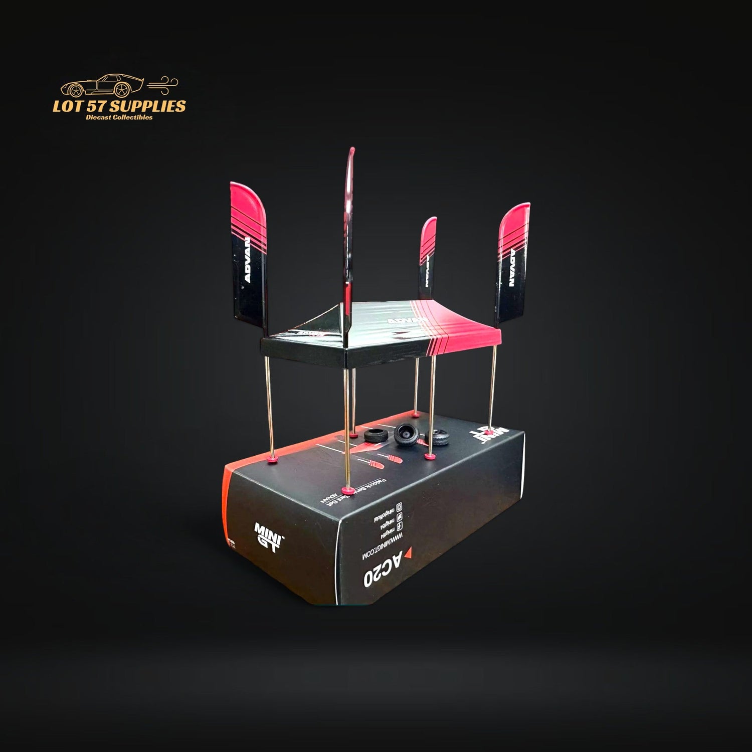 Mini-GT Paddock Service Tent Advan 1:64
