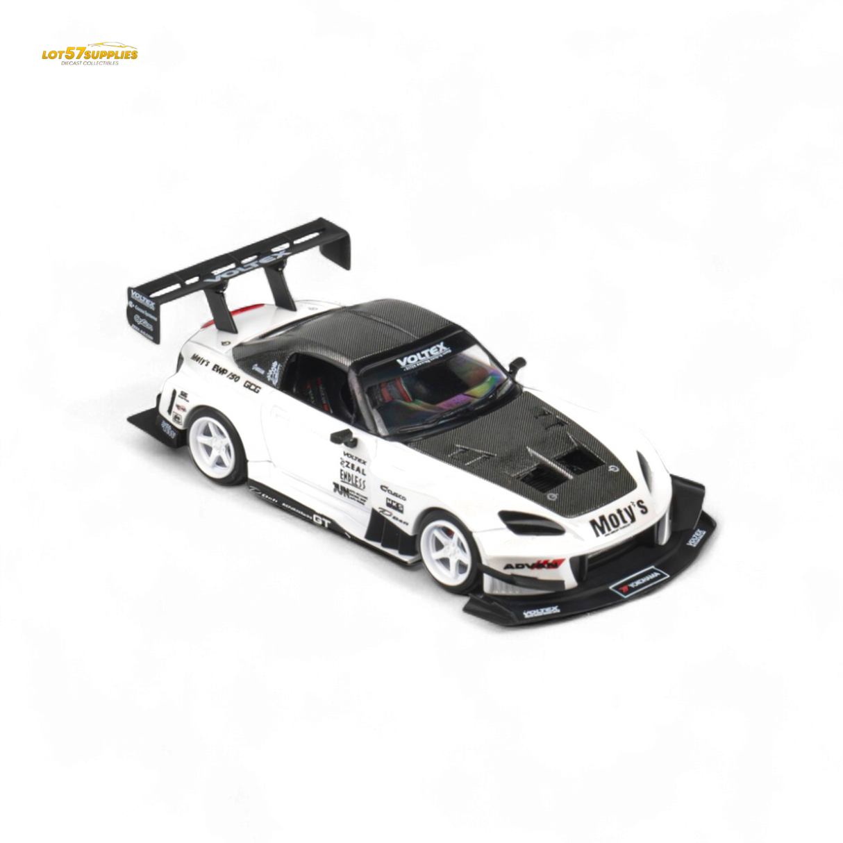 Microturbo Honda S2000 Metallic White 1:64