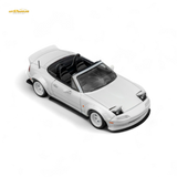 Microturbo Custom MX5 Rocket Bunny Metallic White 1:64